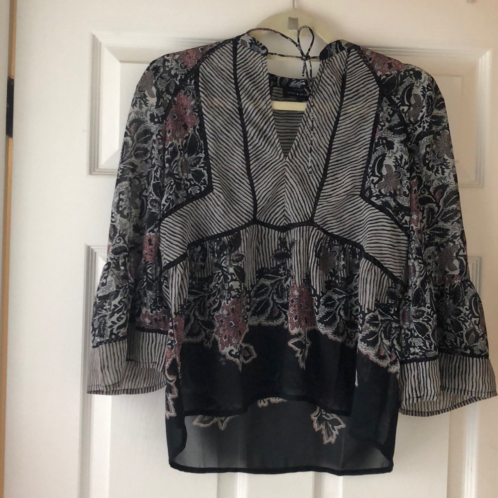 Lucky brand Flower blouse